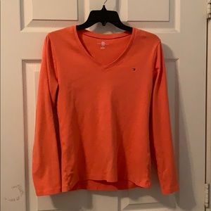 🌟SALE🌟 Tommy Hilfiger Orange Long Sleeve Top